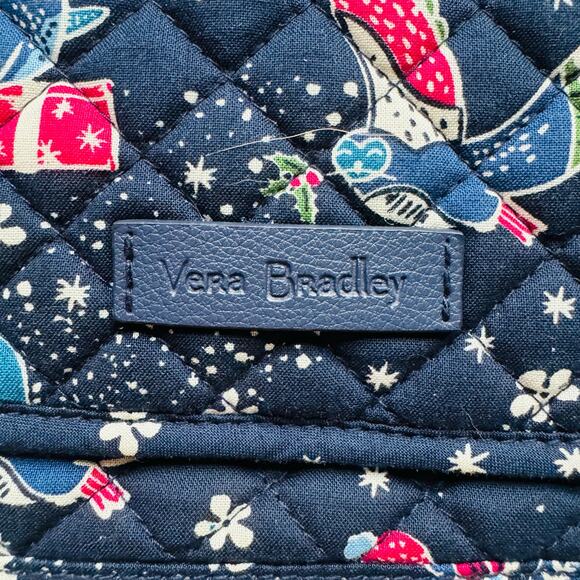 Vera Bradley Iconic RFID Mini Hipster Holiday Owl Crossbody Bag NEW - Picture 3 of 11